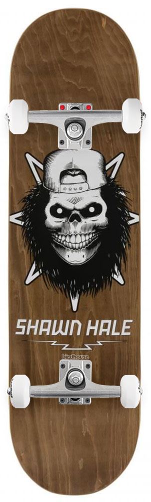Birdhouse Pro Hale Skull Custom Complete Skateboard - 8.5" - Skatewarehouse.co.uk