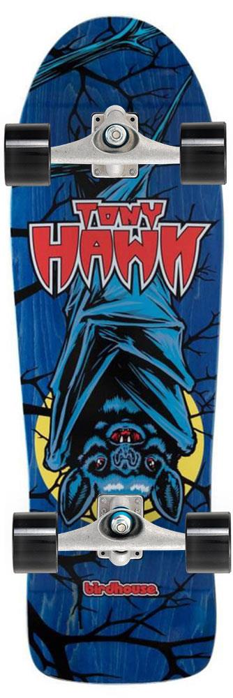 Birdhouse Old School TH Bat x Carver Custom Surf Skate Skateboard CX - 10.25