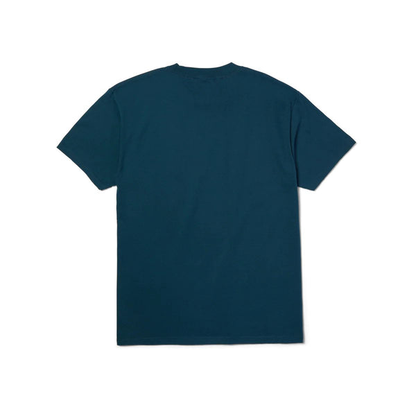 HUF 89 Embroidred S / S Tee (Harbor Blue / White) - S