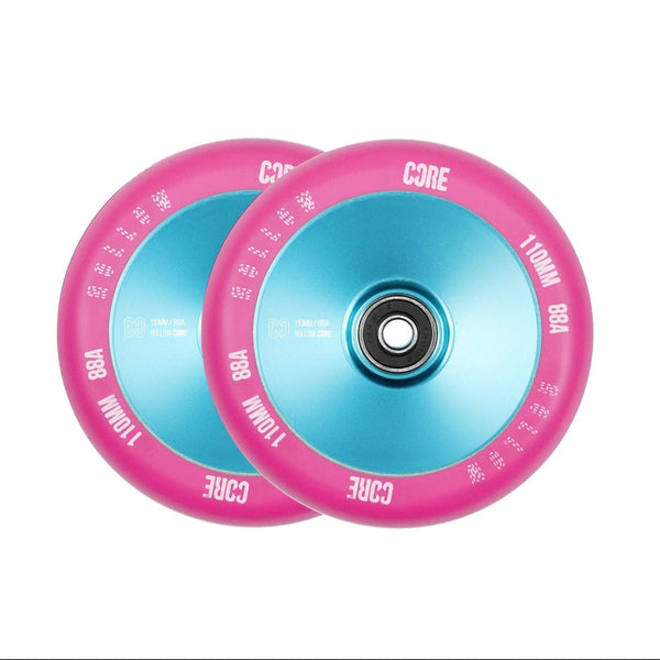 CORE Hollow Stunt Scooter Wheel V2 110mm - Pink / Blue