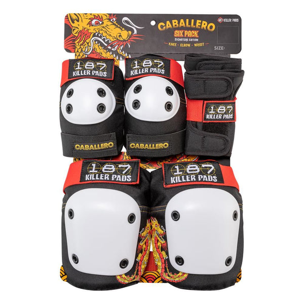 187 Killer Pads Adult Six Pack Set- Caballero - XT