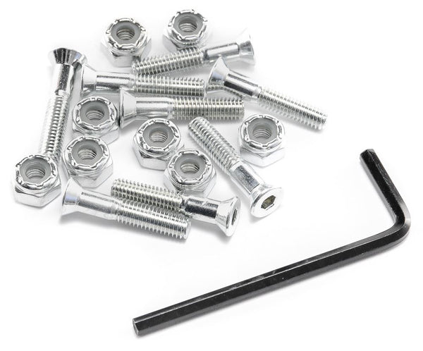 Venom Premium Hardware - Anodised - Silver - Skatewarehouse.co.uk