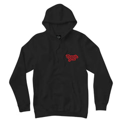 Thank You Logo Hoodie Black - Skatewarehouse.co.uk