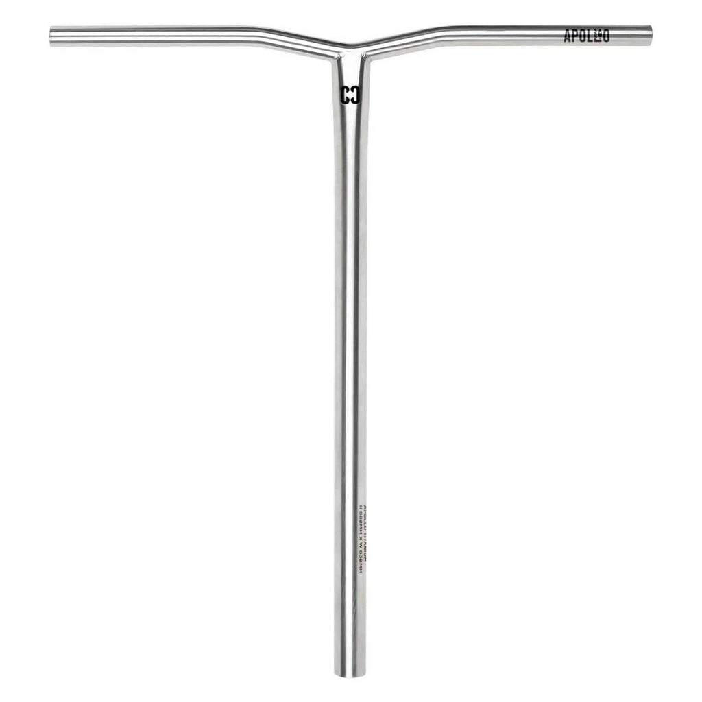 CORE Apollo V2 Titanium Stunt Scooter Bars 680mm SCS/HIC - Raw - Skatewarehouse.co.uk
