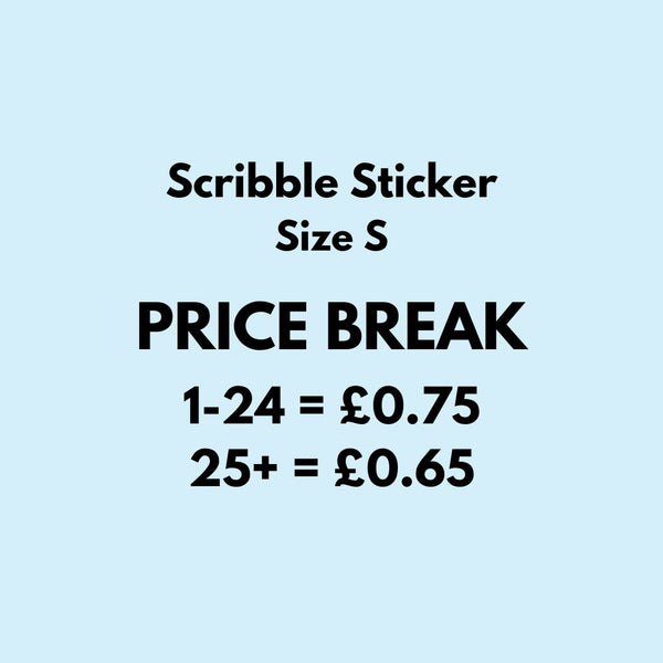 Venture Scribble Sticker Size - S