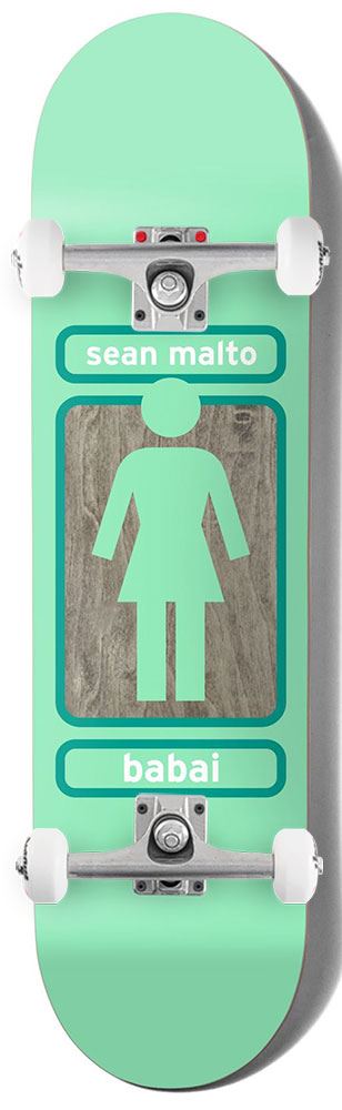 Girl Til W41 Sean Malto Pop Secret x Venom Custom Complete Skateboard - 8.0" - Skatewarehouse.co.uk