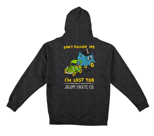 Jalopi Returns Hoodie (Charcoal Heather W / Prints)