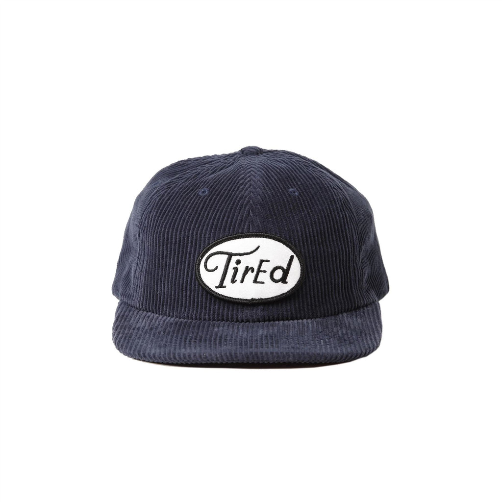 Tired Crawl Corduroy Cap Blue - One Size
