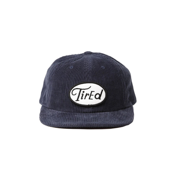 Tired Crawl Corduroy Cap Blue - One Size