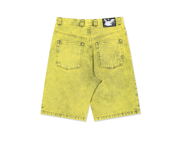Polar Skate Co Big Boy Shorts | Angel Child (Lemon Black) - M