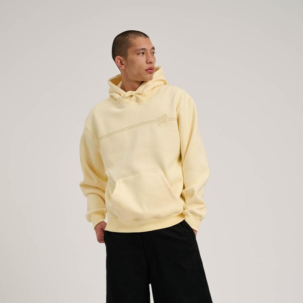 Santa Cruz Hood Tonal Opus Dot Stripe Hood - Vanilla - Skatewarehouse.co.uk