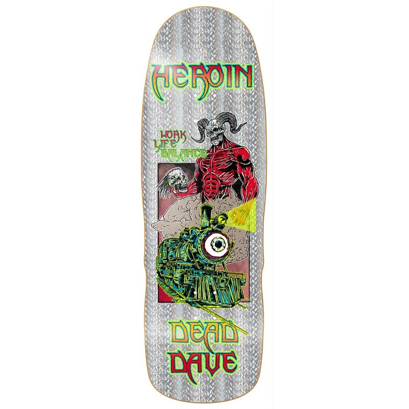 Heroin Dead Dave Hellscape Skateboard Deck - 10.1"