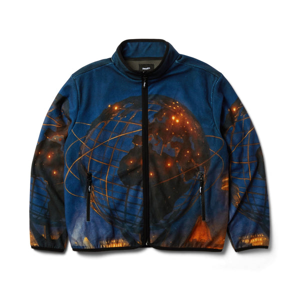HUF Flushing Polar Fleece Jacket (Multi)