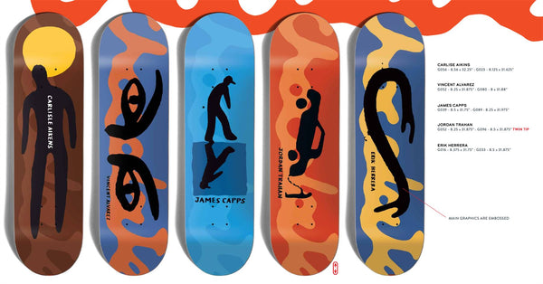 Chocolate Skateboard McFetridge Drips Erik Herrera Skateboard Deck - 8.375