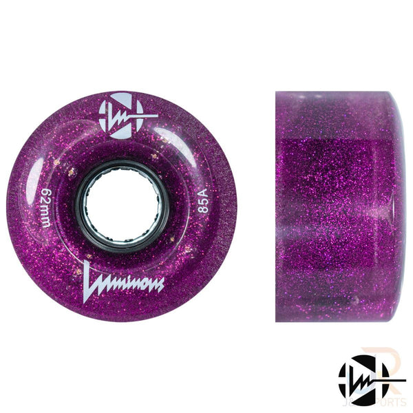Luminous LED Quad Wheel - Purple Haze - 62mm / 85a (Unit)