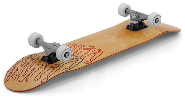 Enuff Three Tier Reloaded SkateboardNatural Complete Skateboard - 8.0