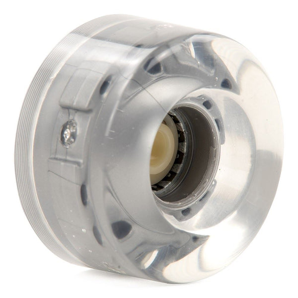 SFR Light Up Quad Roller Skate Wheels x4 - Grey - Skatewarehouse.co.uk