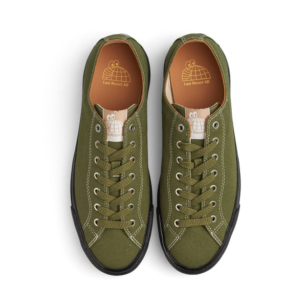 VM003 Canvas Lo (Leaf Green / Black) Shoes - UK 7
