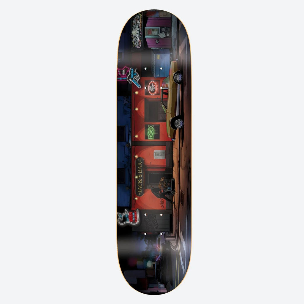 DGK Jack's Place Curtin Skateboard Deck - 8.25" - Skatewarehouse.co.uk