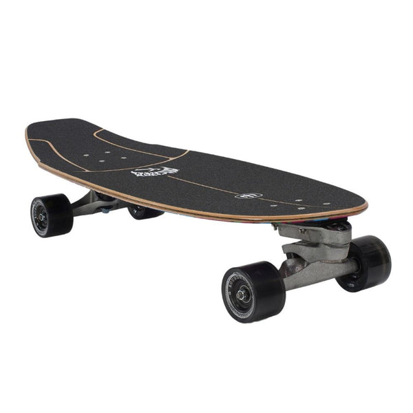 Carver ...Lost Rad Ripper Neon - Surfskate Cruiser Skateboard Deck - 10.5