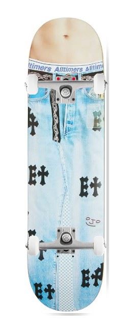 Alltimers Skateboard Pro Jeans Etienne Gagne x Venom Custom Complete Skateboard - 8.25"