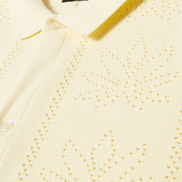 Plantlife Perforated S / S Knit Top (Natural)