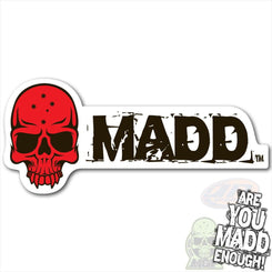 Red Skull Madd Stickers