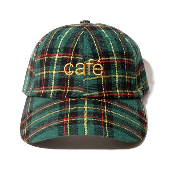 Skateboard Cafe Tartan 6 Panel (Green) - One Size