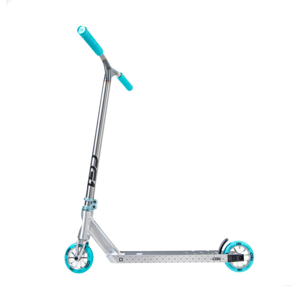 CORE CG1 Complete Stunt Scooter - Raw/Teal - Skatewarehouse.co.uk