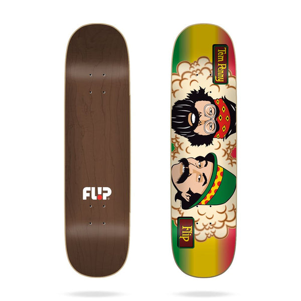 Flip Rasta Stripe Penny Flip Skateboard Deck - 8.125