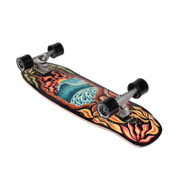 Carver Psychedelic Sunset - C7 Surfskate Cruiser Skateboard - 9.875