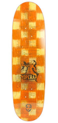 Opera 2035 Laser EX7 - Yellow / Orange Skateboard Deck - 8.98"