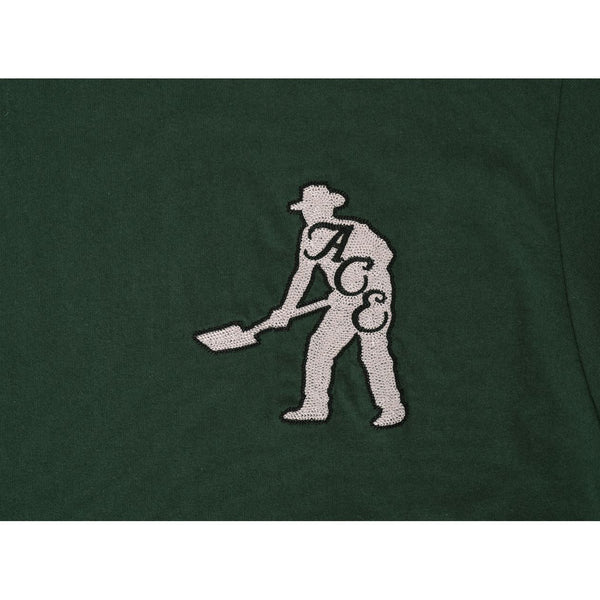 Ace x Passport '& Spade' Tee Forest Green - Skatewarehouse.co.uk