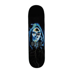 Opera Trey Wood Lightning EX7 Black / Silver Skateboard Deck - 8.25"