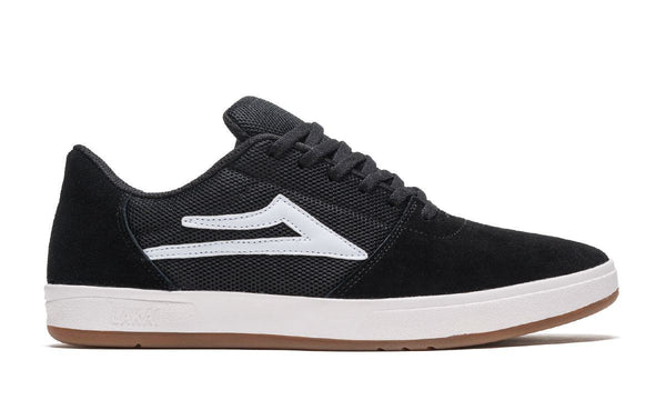 Lakai Brighton Black Suede Skate Shoes - Skatewarehouse.co.uk