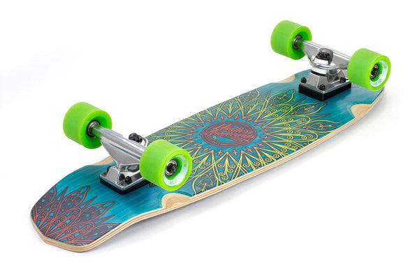Mindless Mandala Blue Cruiser Skateboard - 8.125
