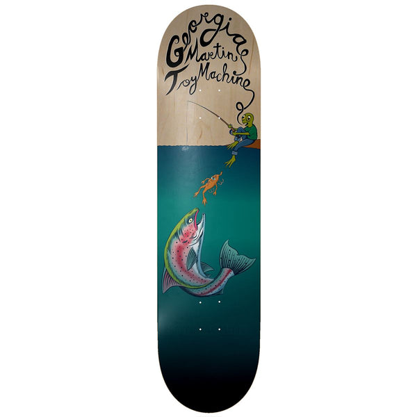Toy Machine Georgia Martin 'Fishing' Skateboard Deck - 8.25