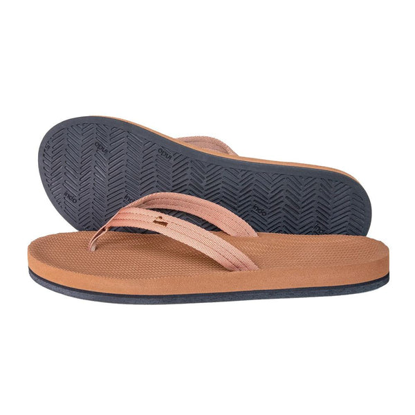 Indosole - Womens Flip Flops - Easy Living - Rust Shoes