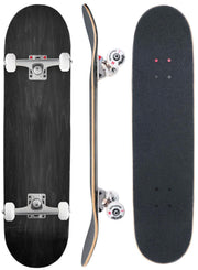 Venom Custom Complete Skateboard  - Black/Raw - 8.25" - Skatewarehouse.co.uk