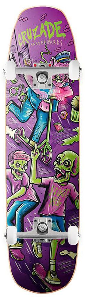 Cruzade Scootpig Cruzade x Venom Custom Complete Skateboard - 8.5" - Skatewarehouse.co.uk
