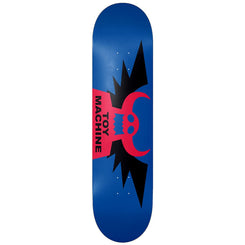Toy Machine Winged Blue Skateboard Deck - 8.5" - Skatewarehouse.co.uk