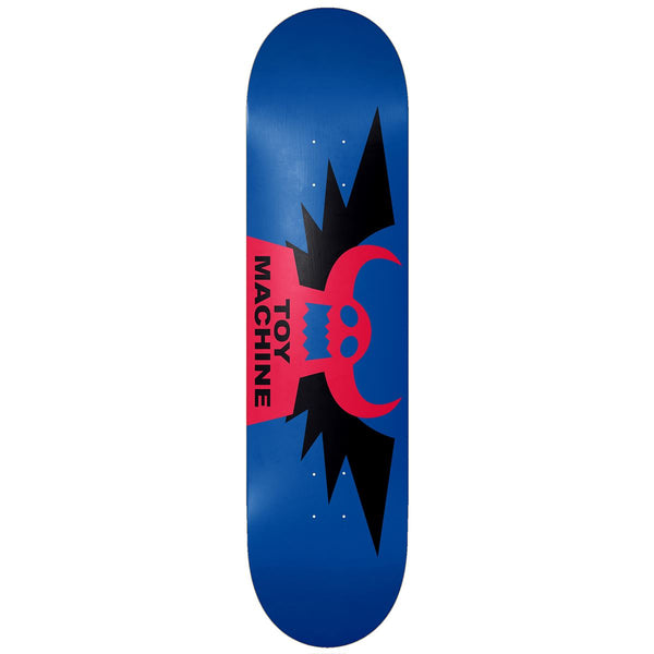 Toy Machine Winged Blue Skateboard Deck - 8.5