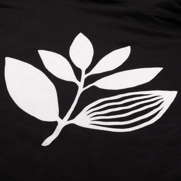 Magenta Classic Plant Hoodie Black