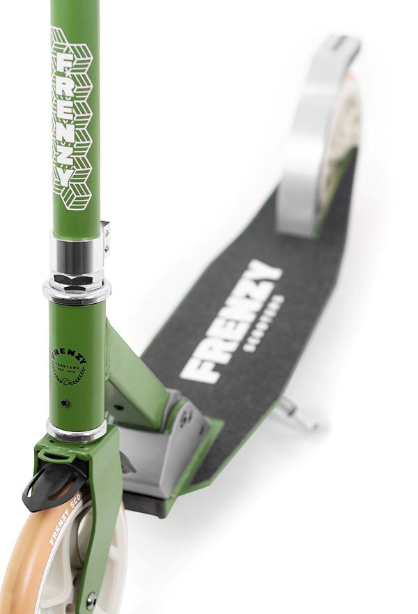 Frenzy 205mm Dual Brake V4 Recreational Scooter - Green - Skatewarehouse.co.uk