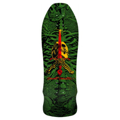 Powell-Peralta Skull & Sword '11' Geegah Green Stain Skateboard Deck - 9.75"