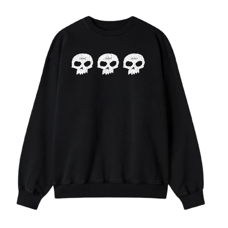 Zero Multiskull Crew Black
