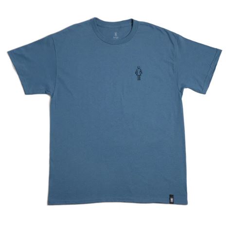 Girl Sketch Book Tee Indigo Blue - Skatewarehouse.co.uk