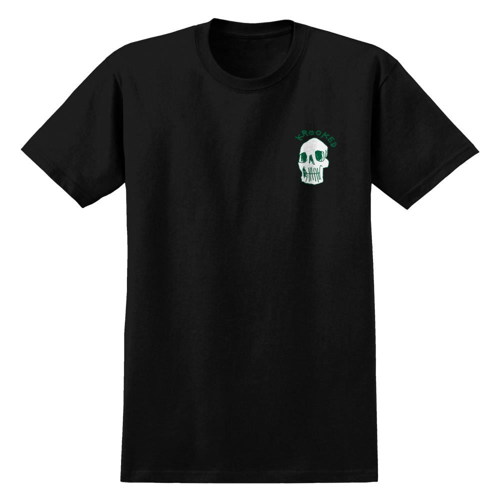 Krooked T-Shirt Kramium - Black - Skatewarehouse.co.uk