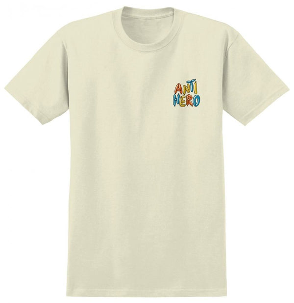 Antihero S/S Bozos - Cream / Multi Color Prints - Skatewarehouse.co.uk