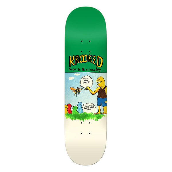 Krooked Gonz Whimp Skateboard Deck - 8.75